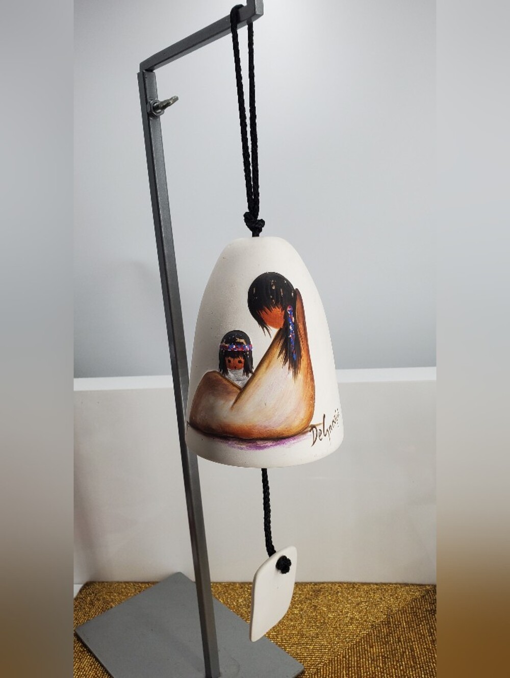 DE GRAZIA ART Wind Chimes, Navajo Mother or  Mother/Child (C18)